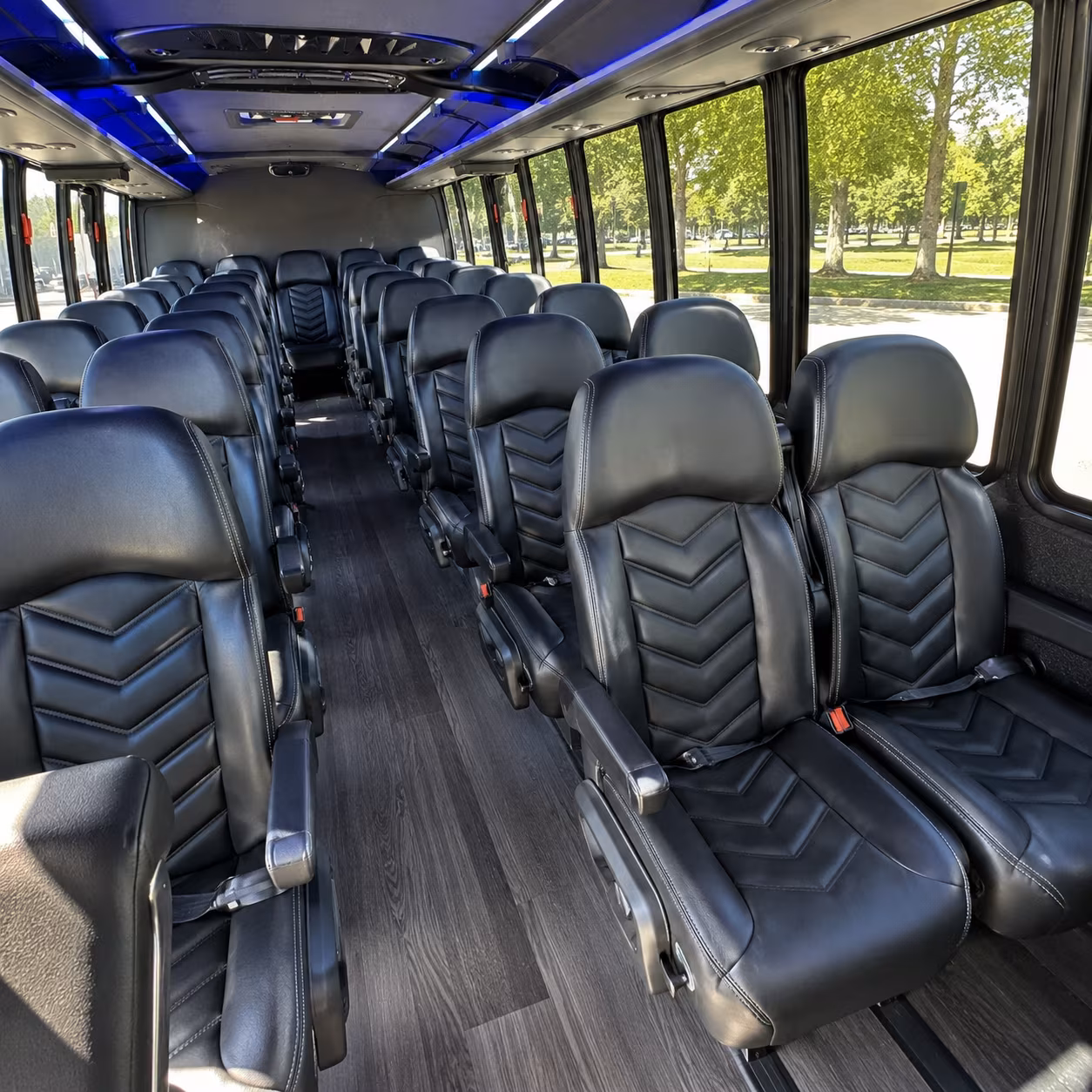 st george employee transportation onboard seating