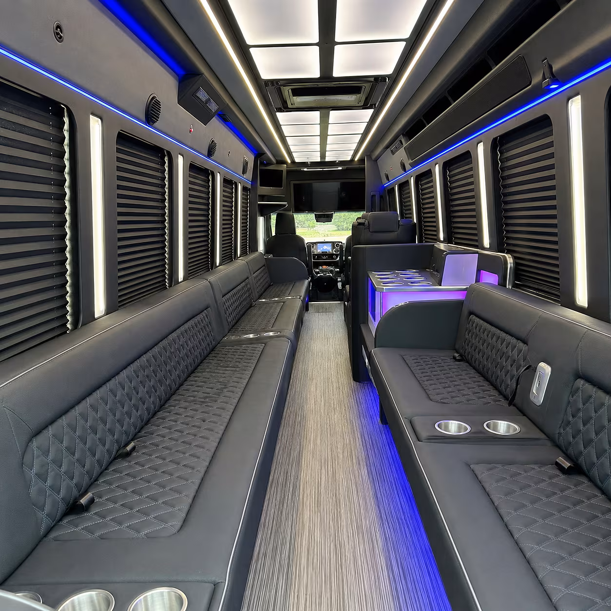 st george party bus rentals inside