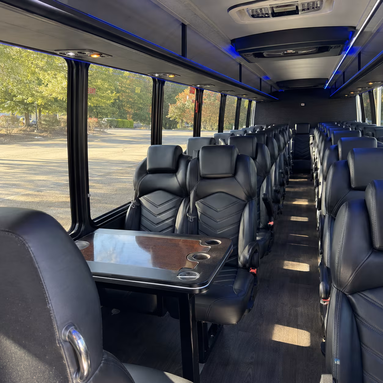 st george private event transportation onboard seating